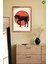 Animals Geometric 3'lü Set, Çerçeve Görünümlü Modern Mdf Tablo 5