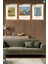Ünlü Ressam Vincent Van Gogh 3' Lü Set, Çerçeve Görünümlü Modern Mdf Tablo 1