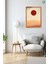 Boho Duvar Sanatı 3'lü Set, Çerçeve Görünümlü Modern Mdf Tablo 3