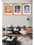 Ünlü Ressam Paul Klee 3' Lü Set, Çerçeve Görünümlü Modern Mdf Tablo 2