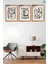 Bohem Çizgisel 3'lü Set, Çerçeve Görünümlü Modern Mdf Tablo 1