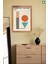 Bauhaus Sanatı 3'lü Set, Çerçeve Görünümlü Modern Mdf Tablo 4