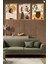 Bohem Duvar Dekoru 3'lü Set, Çerçeve Görünümlü Modern Mdf Tablo 1