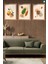 Bohem Duvar Dekoru 3’lü Set Çerçeve Görünümlü Modern Mdf Tablo , 1