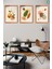 Bohem Duvar Dekoru 3’lü Set Çerçeve Görünümlü Modern Mdf Tablo , 2