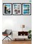 Hiroaki Takahashi Dekorize 3'lü Set , Çerçeve Görünümlü Modern Mdf Tablo 1