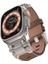 Apple Watch 42MM Metal Tokalı Yumuşak Dokulu Suni Deri Kordon 1
