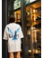 Munn Collection Unisex Bisiklet Yaka Baskılı Oversize T-Shirt - Beyaz 2