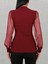 Munn Collection Kadınkolu Tül Detaylı Yarım Balıkçı Kaşkorse Bluz 3