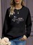 Munn Collection Kadın Uzun Kollu 10 Kasım Atatürkü Anma Gününe Özel Viskon Iki Iplik Kumaş Sweat 1