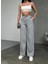 Munn Collection Basic Üç Iplik Eşofman Pantolon - Gri 4