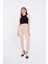 Munn Collection Tam Kalıp Basic Eşofman Pantolon - Bej 3