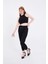 Munn Collection Tam Kalıp Basic Eşofman Pantolon - Siyah 5