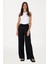 Kadın Siyah Pantolon (Kanvas-Chino) 50300357-VR046 3