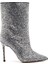 Best Siyah/gümüş Tekstil Kadın Topuklu Bot 1