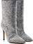 Best Siyah/gümüş Tekstil Kadın Topuklu Bot 2