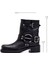 Hassy Siyah Hakiki Deri Kadın Topuklu Bot 4