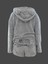 Munn Collection Kadın Uzun Kollu Meow Kedi Nakışlı Kapşonlu Peluş Sweat ve Short Ikili Takım 3