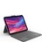 Combo Touch 10.9" iPad 10. Nesil ile Uyumlu Çok Yönlü Türkçe Klavyeli Kılıf - Gri 1