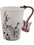 Porselen Gitar Figürlü Kupa 200 ml JZ18S025 1