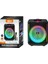 GD-907 Dijital LED Göstergeli Fm Radyolu Mikrofonlu Rgb Tws 8 Inç Stereo Bass Kablosuz Karaoke Hoparlör 3