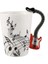 Porselen Gitar Figürlü Kupa 200 ml JZ18S025 1