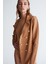 Styleboom x Peraluna Katherıne Blazer Çelik Örgü Klasik Kesim Düğmeli Blazer Kadın Triko Ceket - Camel 4