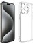 Apple ( Iphone 15 Promax ) Uyumlu Kılıf Transparent Soft Şeffaf Lenz Korumali 5