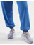 Jogger Pantolon Paça Lastikli Düz Renk 5