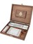 Horadam Aquarell Taş Tablet Sulu Boya Seti Özel Üretim Retro Yarım Tablet 18 Renk Ahşap Kutu 2
