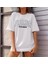 Kadın Bisiklet Yaka Baskılı T-Shirt - Beyaz 3