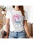 Catch The Waves Baskılı Yaz Temalı Unisex Regular Fit Pamuklu Beyaz Tişört 1