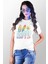 Surf's Up Baskılı Yaz Temalı Unisex Regular Fit Pamuklu Beyaz Tişört 1