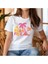 Roam Free Baskılı Yaz Temalı Unisex Regular Fit Pamuklu Beyaz Tişört 1