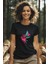 Zambak Esintisi Baskılı Kadın T-Shirt 1