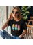 Hello Summer Dondurma Baskılı Unisex Regular Fit Pamuklu Siyah Tişört 1