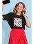 Sweet Summer Time Baskılı Yaz Temalı Unisex Regular Fit Pamuklu Siyah Tişört 1