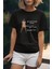 Herkes Işine Baksın Baskılı Eğlenceli Hediyelik Kadın T-Shirt 1