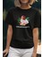 Dur ve Nefes Al Baskılı Eğlenceli Hediyelik Kadın T-Shirt 1