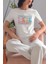 Lake Junkie Baskılıyaz Temalı Unisex Regular Fit Pamuklu Beyaz Tişört 1
