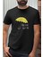 Right Place Right Time Sarı Şemsiye Baskılı How I Met Your Mother Hediyelik Renkli Unisex T-Shirt 1