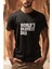 World's Okayest Dad Baskılı Babalar Günü Doğum Günü Hediyelik Eğlenceli Renkli Unisex T-Shirt 1