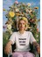 Sarkastik No One Cares Baskılı Eğlenceli Hediyelik Beyaz Unisex T-Shirt 1