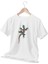Egzotik Bukalemun Temalı Unisex Beyaz T-Shirt 1
