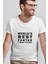 World's Best Farter I Mean Father Baskılı Eğlenceli Hediyelik Beyaz Unisex T-Shirt 1