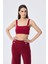 Styleboom x Peraluna Elızabeth Bralet Düğme Detaylı Askılı Kadın Triko Bralet - Bordo 2