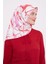 Pembe Crack Desen Trend Twill Eşarp 1