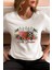 Hello Summer Baskılı Yaz Temalı Unisex Regular Fit Pamuklu Beyaz Tişört 1