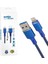 Weko WK-22025 USB To Lightning Örgülü Siyah Telefon Şarj Kablosu 1