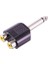 Powermaster PM-4210 6.3 Mono Erkek-2 Rca Dişi Çevirici Jack 1